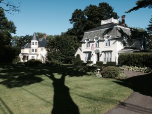 Beautiful homes on High Street in Camden, ME