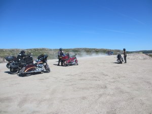 Always eating dust from passing vehicles